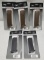 5 New Glock 9mm Assorted Round Pistol Mags