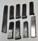 9 Assorted Used .45 Cal Pistol mags