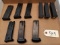 9 Assorted Used .45 Cal Double Stack Pistol mags