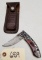 New Handmade Damascus Steel Folding Knife