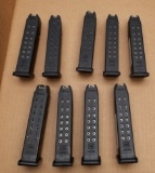 9 Glock 17rd 9mm Pistol Mags