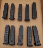 10 Used Glock .45 13rd Pistol Mags