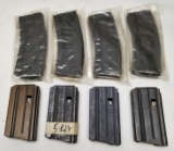 8 Assorted 25rd And 15rd .223/5.56 Mags