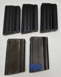5 Used Steel 7.62x51/.308Win 20rd Mags