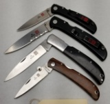 3 Like New AL MAR Folding Knives