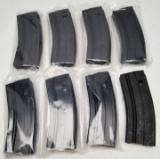 8 New Steel .223x5.56 25rd Mags