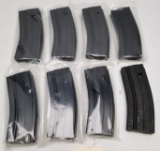 8 New Steel .223x5.56 25rd Mags