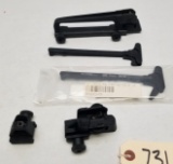 AR15 Upper, (2) Charging Handles, And Open Sights