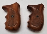 (2) S&W Wood J-Frame Square Butt Grip Sets