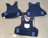 (3) Used Adjustable Ballistic Vests
