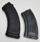 (2)  AK-47 30Rd And 15Rd Mags