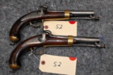 French Naval 60 Cal Dueling Pistol Set