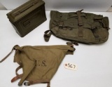 U.S. WW2 Military Ammo Box, Bag And More