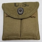 (2) M1 Carbine Inland Mags+1943 WW2 Mag Pouch