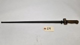 French Model 1886 Lebel Rifle Bayonet