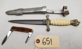 Vintage Hubertus Solingen German Knives