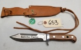 Vintage Hubertus Hunter Fixed Blade Knife