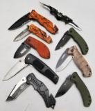 (9) Assorted Folding Knives