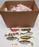 (138) Assorted Rubber Fishing Lures