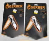 (2) New Gerber Outrigger Clip Folding Knives