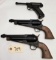 (3) Pellet Pistols Including Plainsman, & Crossman