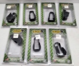 (7) New Black Ergo AR-15 Magazine Grips