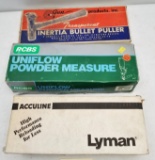 RCBS Powder Measure, Bullet Puller,  Accutrimmer