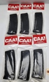 (6) New CAA .223 30 Round Polymer Mags