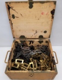 Large Wooden Ammo Container With Stripper Clips