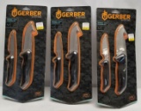 (3) New Gerber Moment Field Cleaning Kit Knives