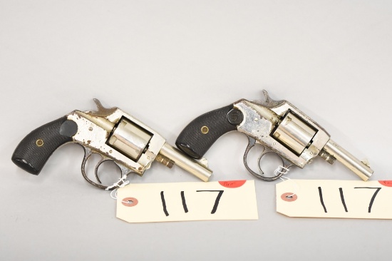 (CR) (2) US Revolver Co. .32 S&W Revolvers