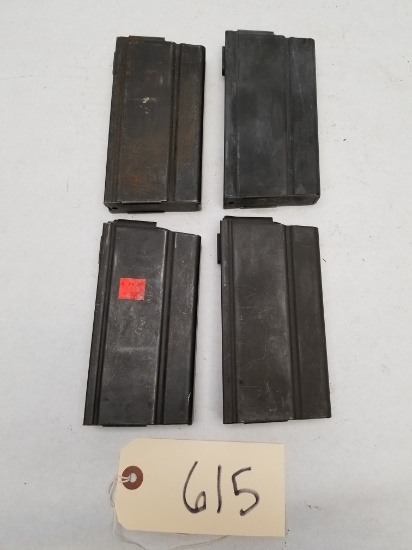 (4) Used Steel M1A 20RD Mags