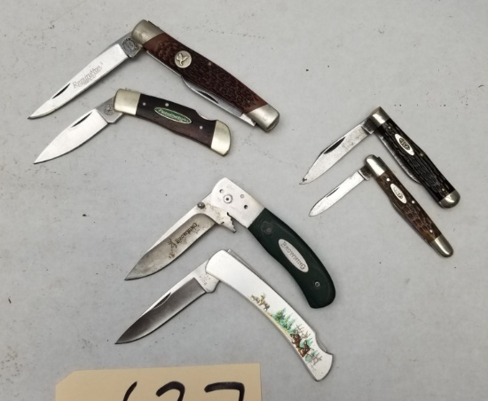 Remington, Browning, Buck & Case Folding Knives