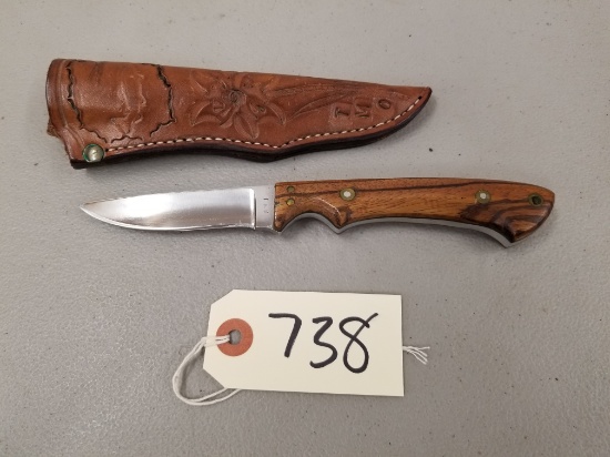 T.M.O Stamped Custom Fixed Blade Knife