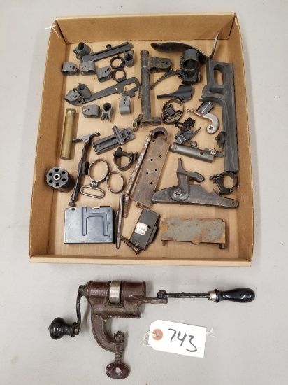 Assorted Military Rifle Parts And Accessories