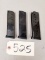 (3) 8 RD 45ACP 1911 Mags