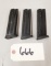 (3) Heckler + Koch VP-9 P30 9mm Mags