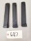 (3) Glock 30 RD Magazines with Base Plates