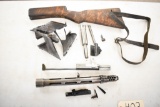 Assorted Finnish Suomi Machine Gun Parts