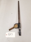 Original US Stamped Civil War Socket Bayonet