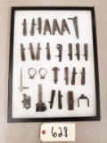 Vintage Firearm Tools & Sights Display