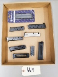 (9) Assorted Pistol Mags