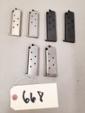(6) Assorted Colt .380 ACP Pistol Mags