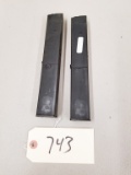 (2) Cobray 32 RD 9mm Magazines