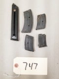 (5) Assorted Used .22 LR Magazines