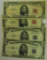$5 US notes, silver certificates