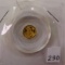 24k Gold Miniature