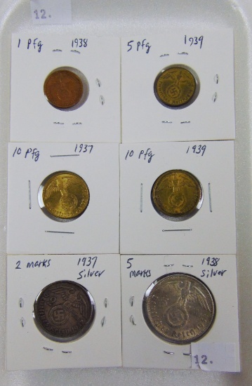 Nazi coinage from Germany