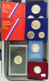 Silver US sets, medallion