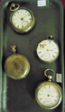 Coin Silver Pocket Watches (as is) (4)